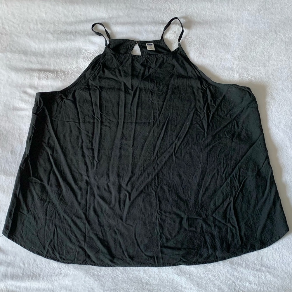 EUC high neck rayon top